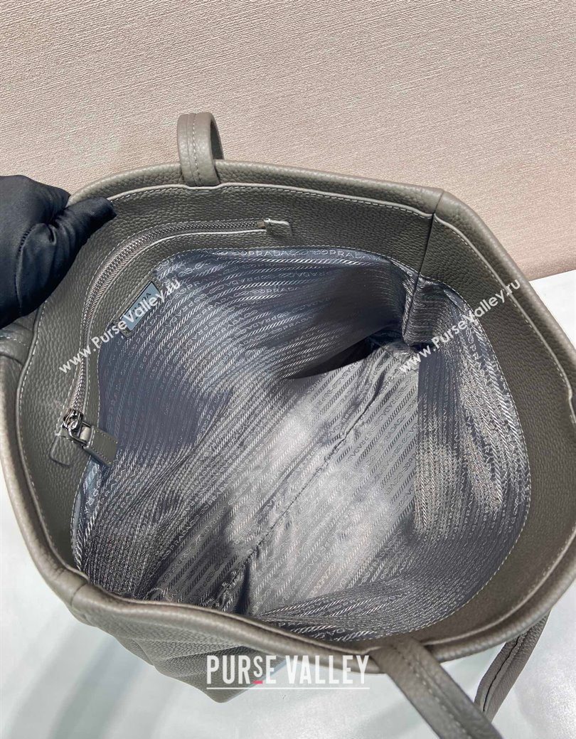 Prada Mens Leather tote bag Grey 2025 2VG130 (YZ-250627035)