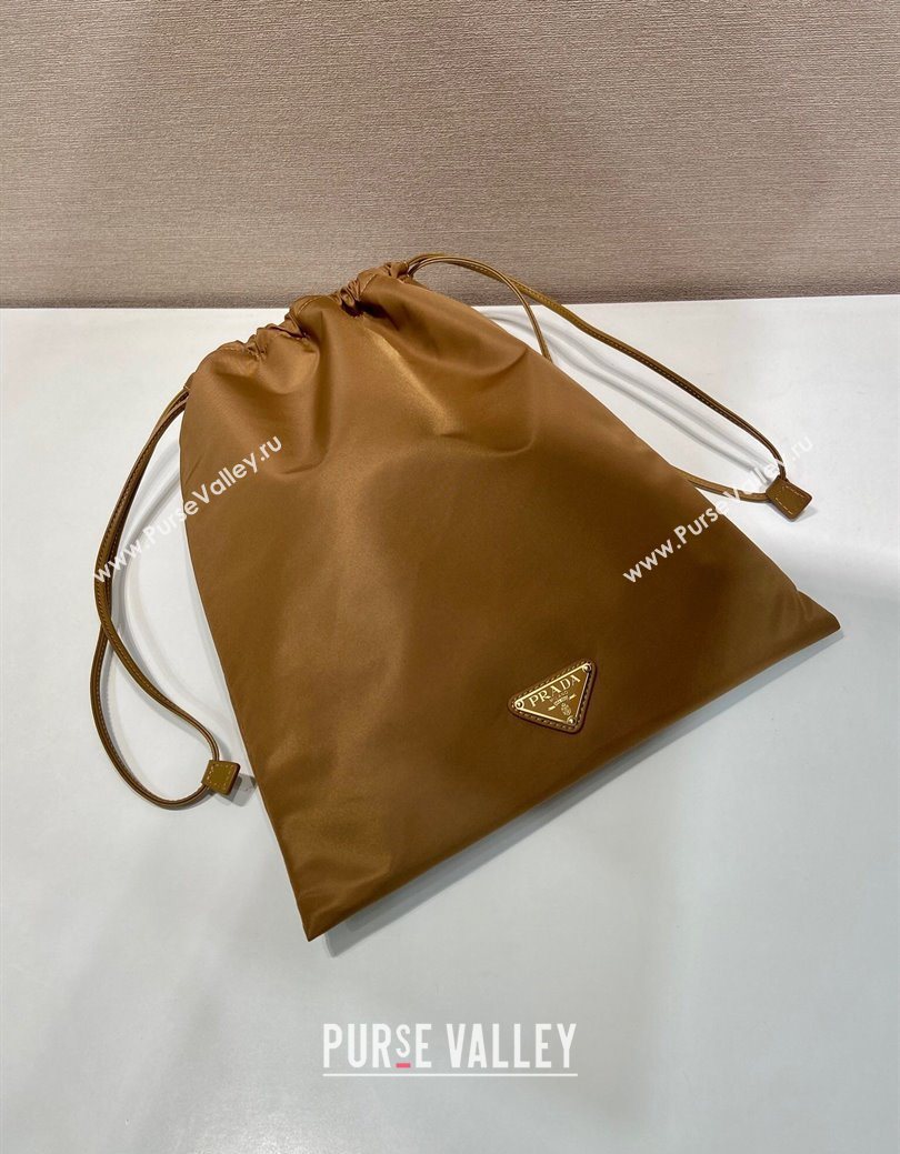 Prada Re-Nylon pouch Brandy Brown 2025 1NK001 (YZ-250627040)