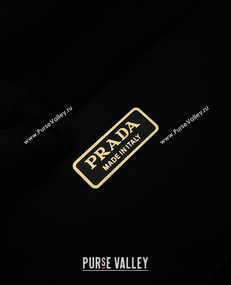 Prada Explore large Re-Nylon shoulder bag with flap Black 2025 1BD391 (YZ-250808056)