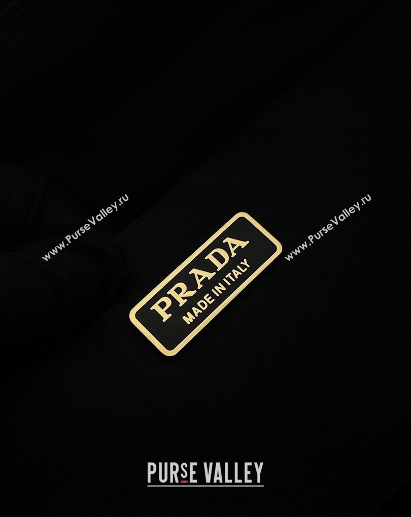 Prada Explore large Re-Nylon shoulder bag with flap Black 2025 1BD391 (YZ-260410090)