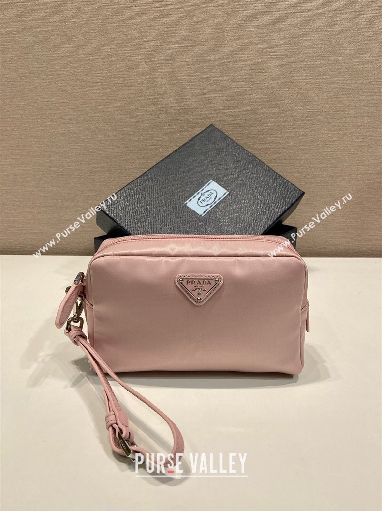 Prada Small Re-Nylon pouch Light Pink 2025 1NS021 (YZ-250808069)