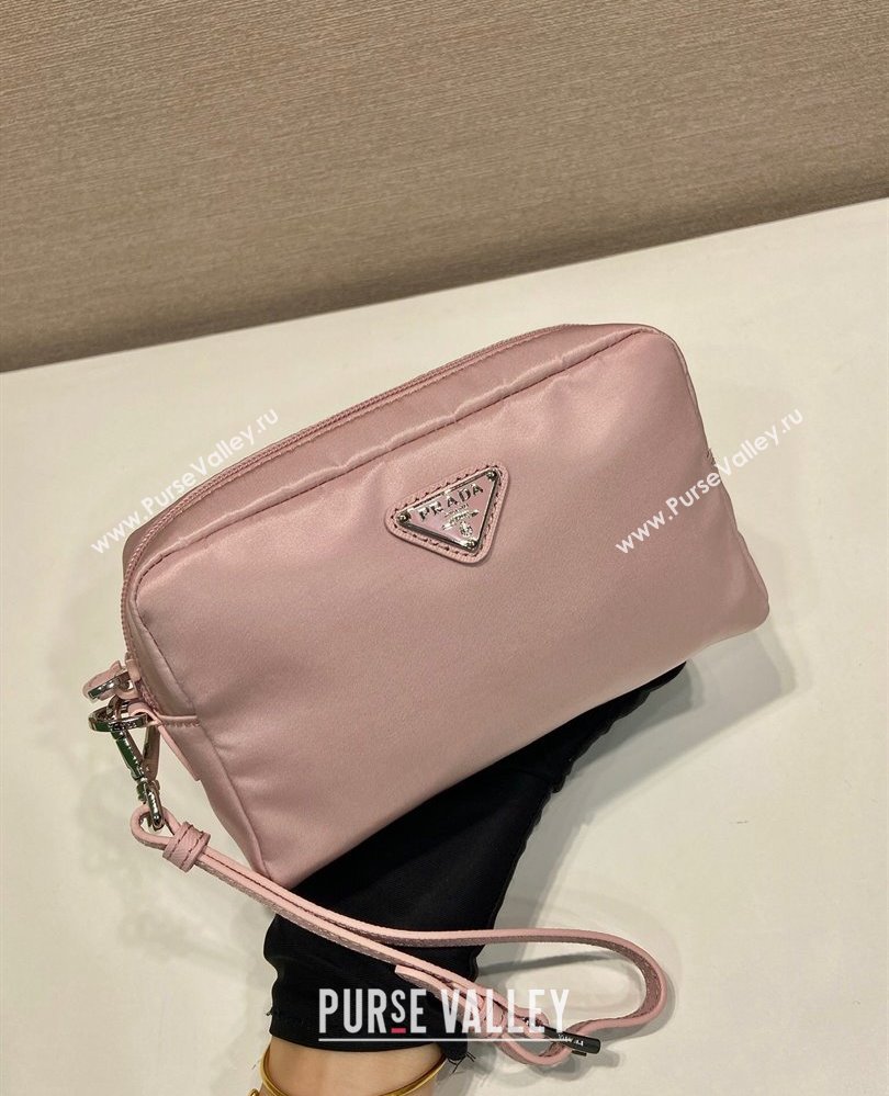 Prada Small Re-Nylon pouch Light Pink 2025 1NS021 (YZ-250808069)