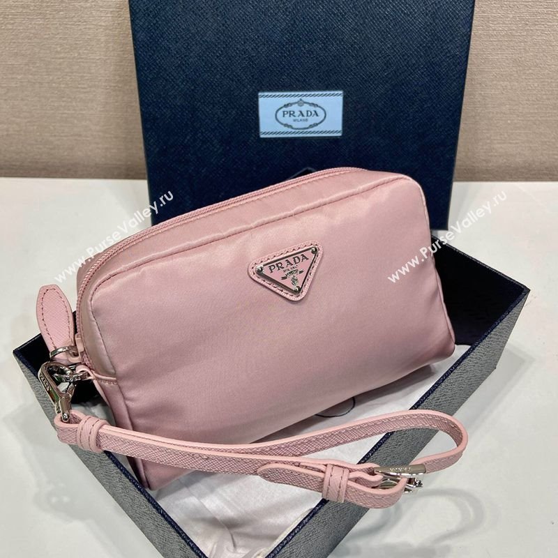 Prada Small Re-Nylon pouch Light Pink 2025 1NS021 (YZ-250808069)