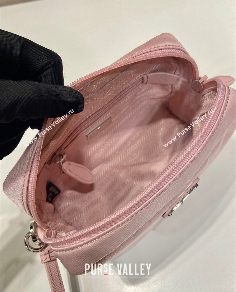 Prada Small Re-Nylon pouch Light Pink 2025 1NS021 (YZ-250808069)