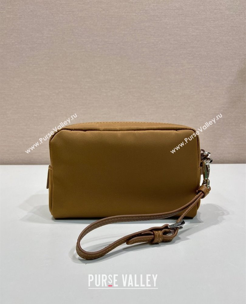 Prada Small Re-Nylon pouch Brandy Brown 2025 1NS021 (YZ-250808071)