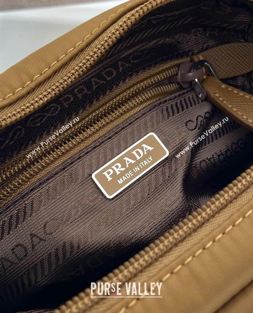 Prada Small Re-Nylon pouch Brandy Brown 2025 1NS021 (YZ-250808071)