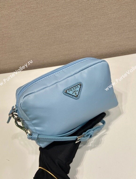 Prada Small Re-Nylon pouch Light Blue 2025 1NS021 (YZ-250808070)