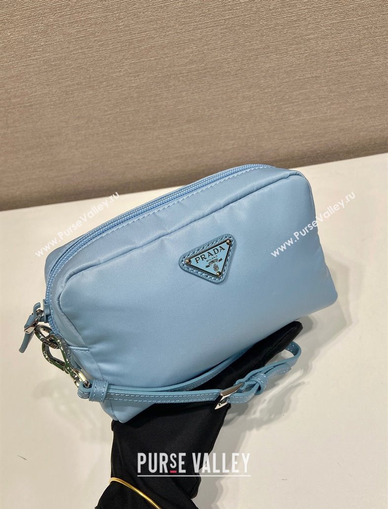 Prada Small Re-Nylon pouch Light Blue 2025 1NS021 (YZ-250808070)