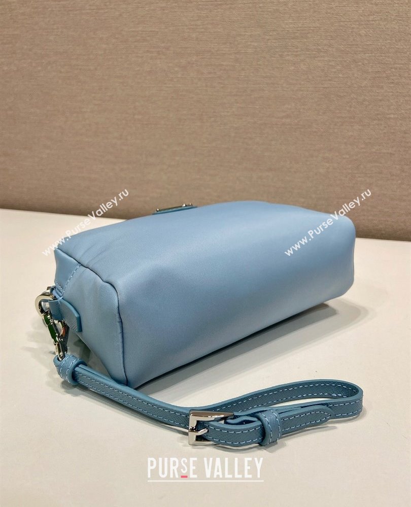 Prada Small Re-Nylon pouch Light Blue 2025 1NS021 (YZ-250808070)