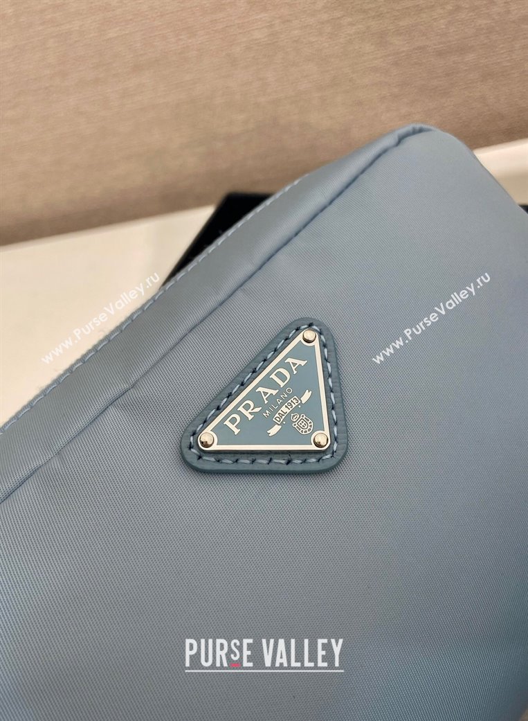 Prada Small Re-Nylon pouch Light Blue 2025 1NS021 (YZ-250808070)