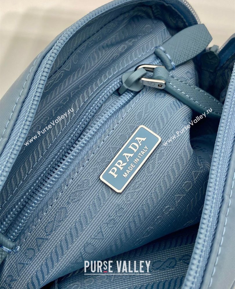 Prada Small Re-Nylon pouch Light Blue 2025 1NS021 (YZ-250808070)