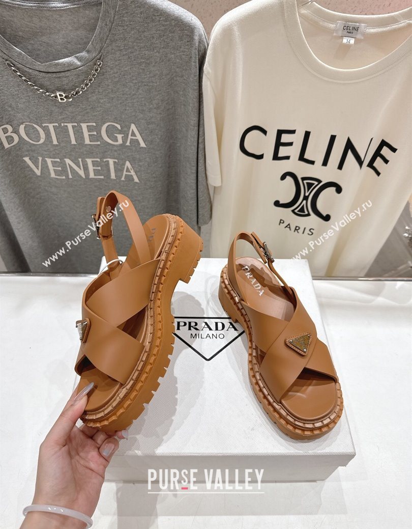 Prada Rubber sandals Brown 2025 PR082506 (MD-250825020)