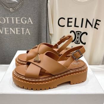 Prada Rubber sandals Brown 2025 PR082506 (MD-250825020)