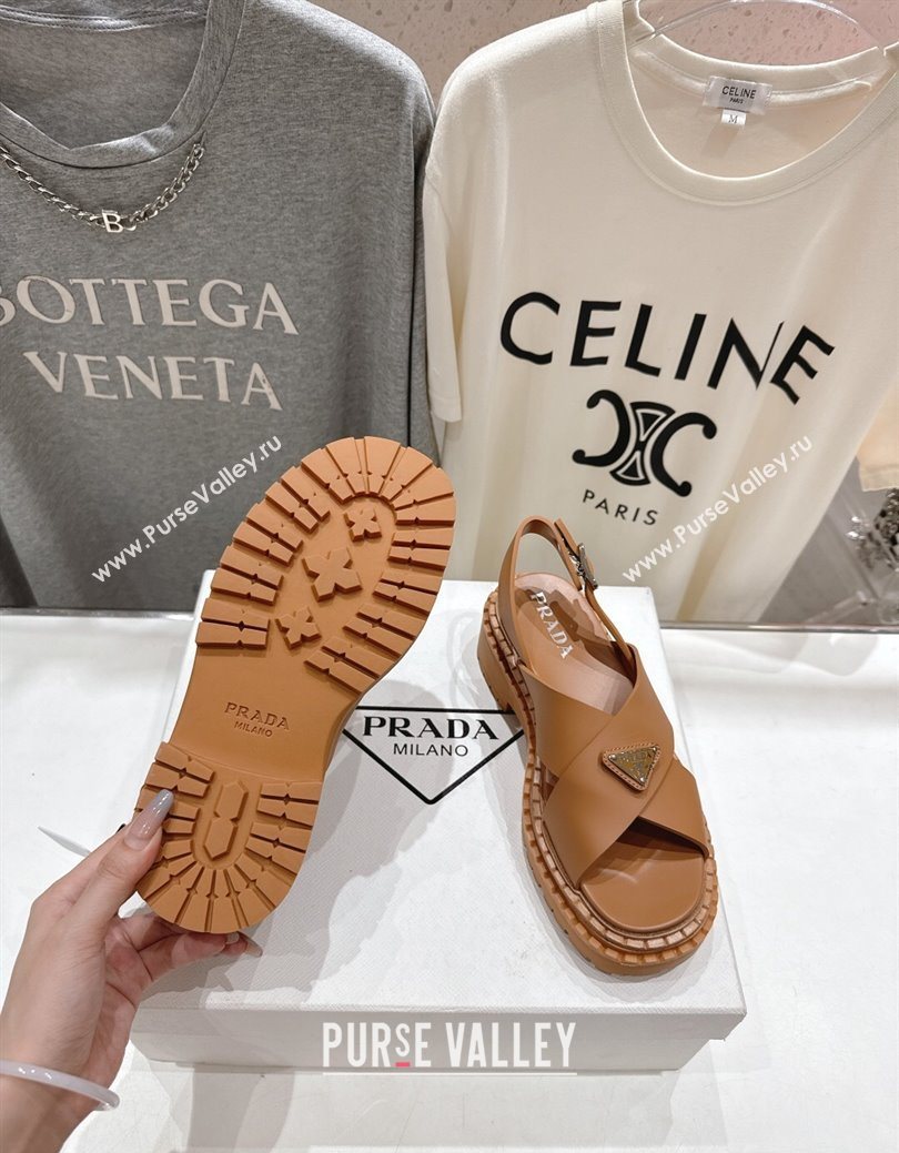 Prada Rubber sandals Brown 2025 PR082506 (MD-250825020)