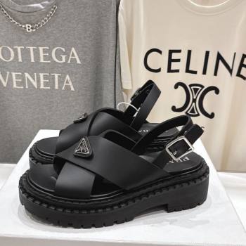 Prada Rubber sandals Black 2025 PR082506 (MD-250825021)