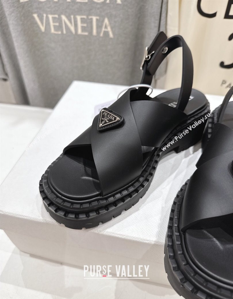 Prada Rubber sandals Black 2025 PR082506 (MD-250825021)