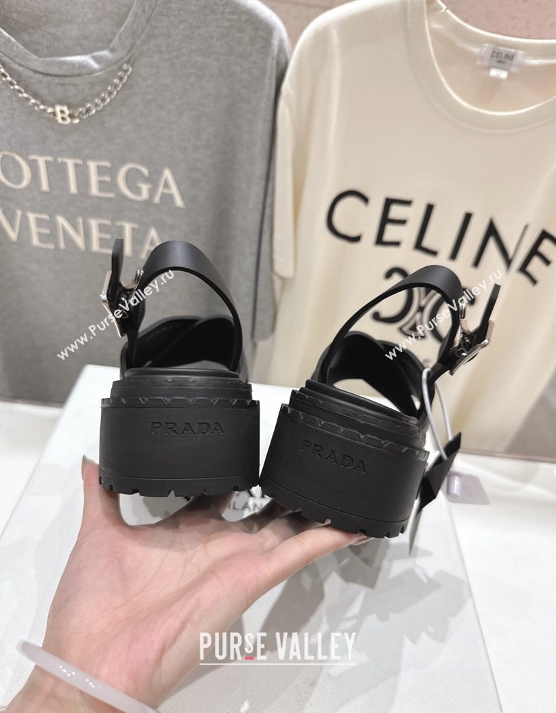 Prada Rubber sandals Black 2025 PR082506 (MD-250825021)