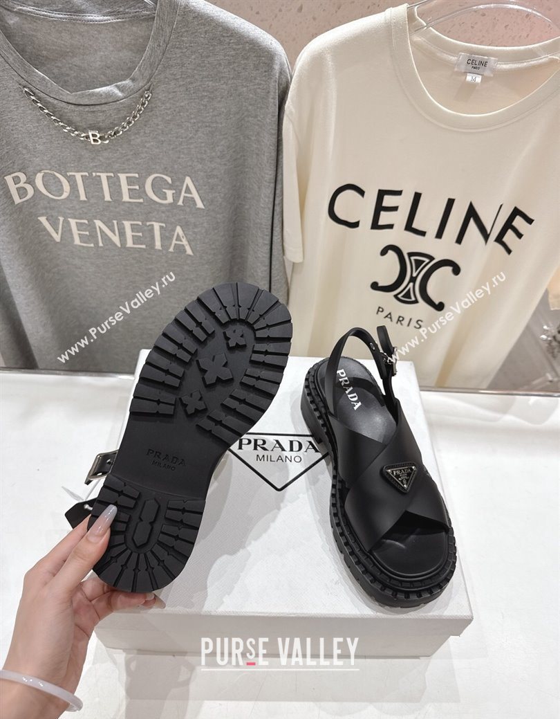 Prada Rubber sandals Black 2025 PR082506 (MD-250825021)