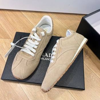 Prada Suede Sneakers Beige 2025 PR082501 (MD-250825004)