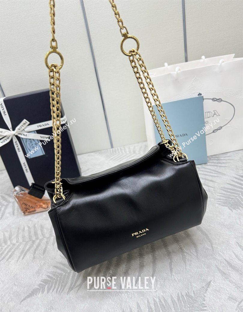 Prada Tumulte small nappa leather bag Black 2025 1BD395 (YZ-250927066)