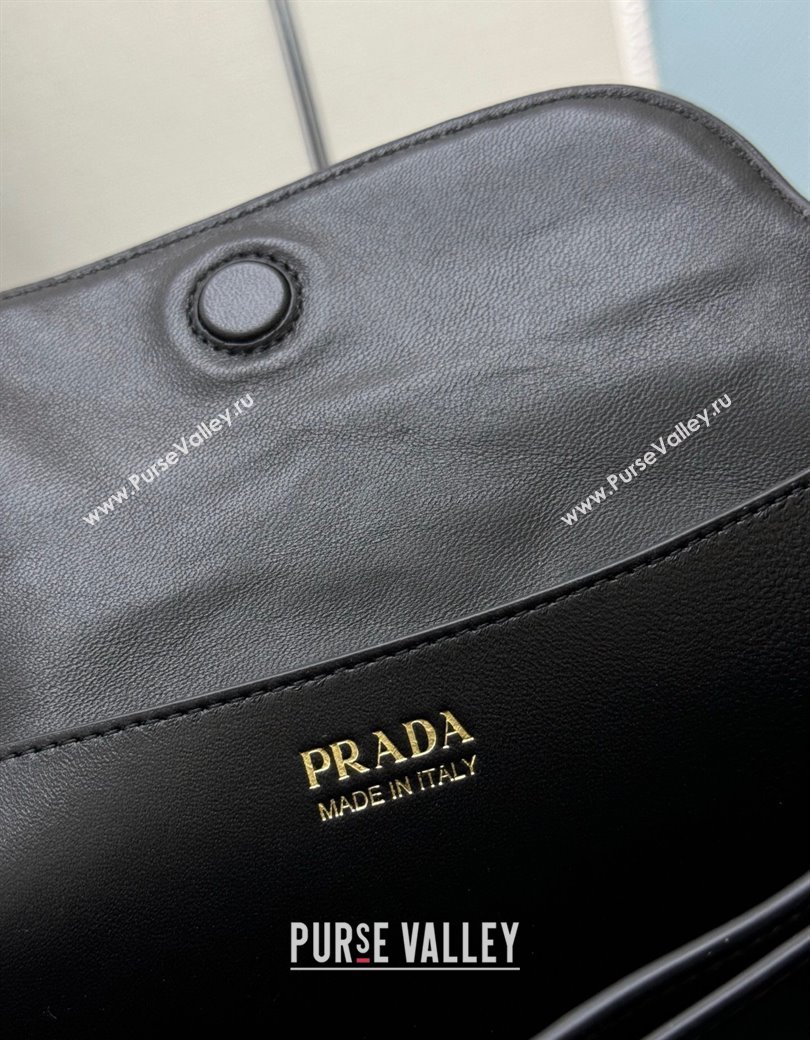 Prada Tumulte small nappa leather bag Black 2025 1BD395 (YZ-250927066)