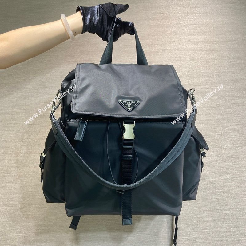 Prada Mens Explore Re-Nylon and leather backpack bag 2025 2VZ118 (YZ-250929045)