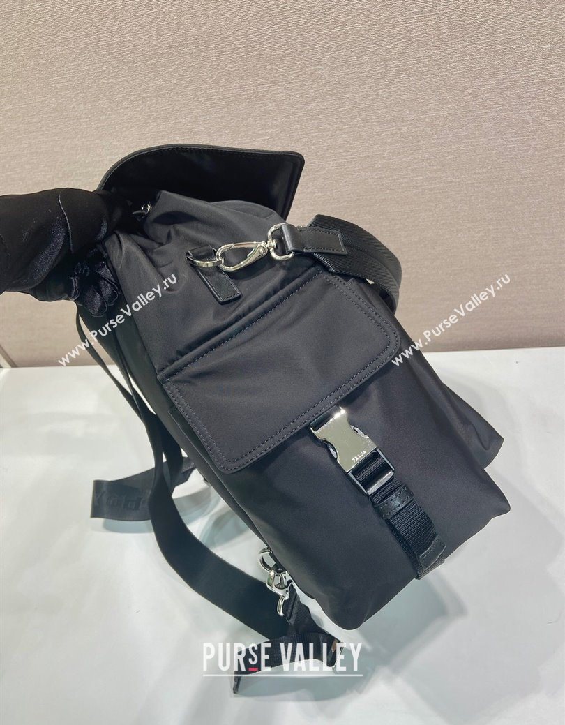 Prada Mens Explore Re-Nylon and leather backpack bag 2025 2VZ118 (YZ-250929045)