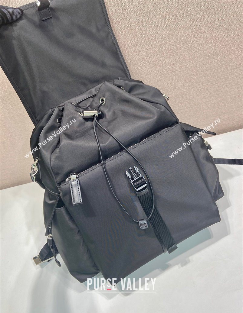 Prada Mens Explore Re-Nylon and leather backpack bag 2025 2VZ118 (YZ-250929045)