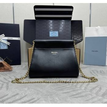 Prada Enchaîne mini leather bag Black 2025 1BC263 (YZ-250927035)