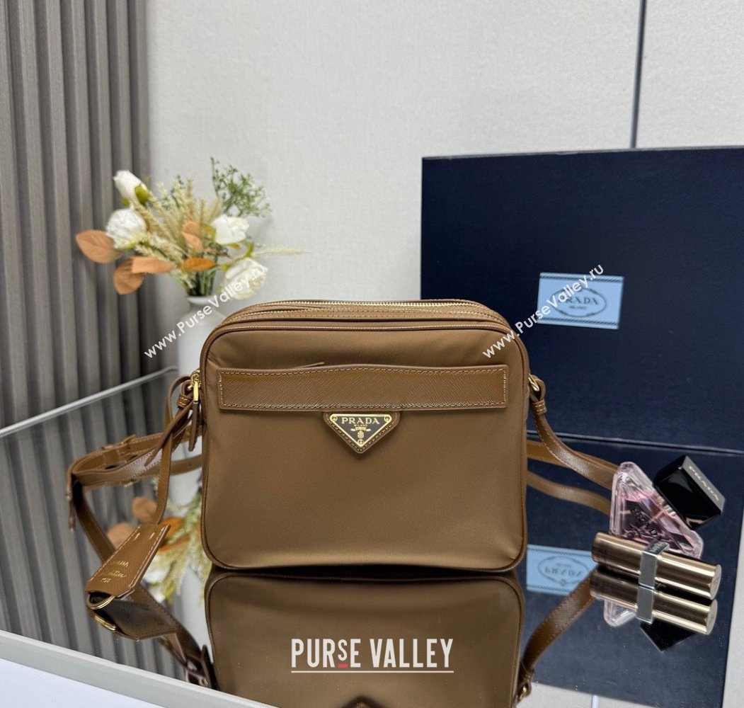 Prada Nylon Crossbody Bag Brown 2025 1BH218 (YZ-250927037)