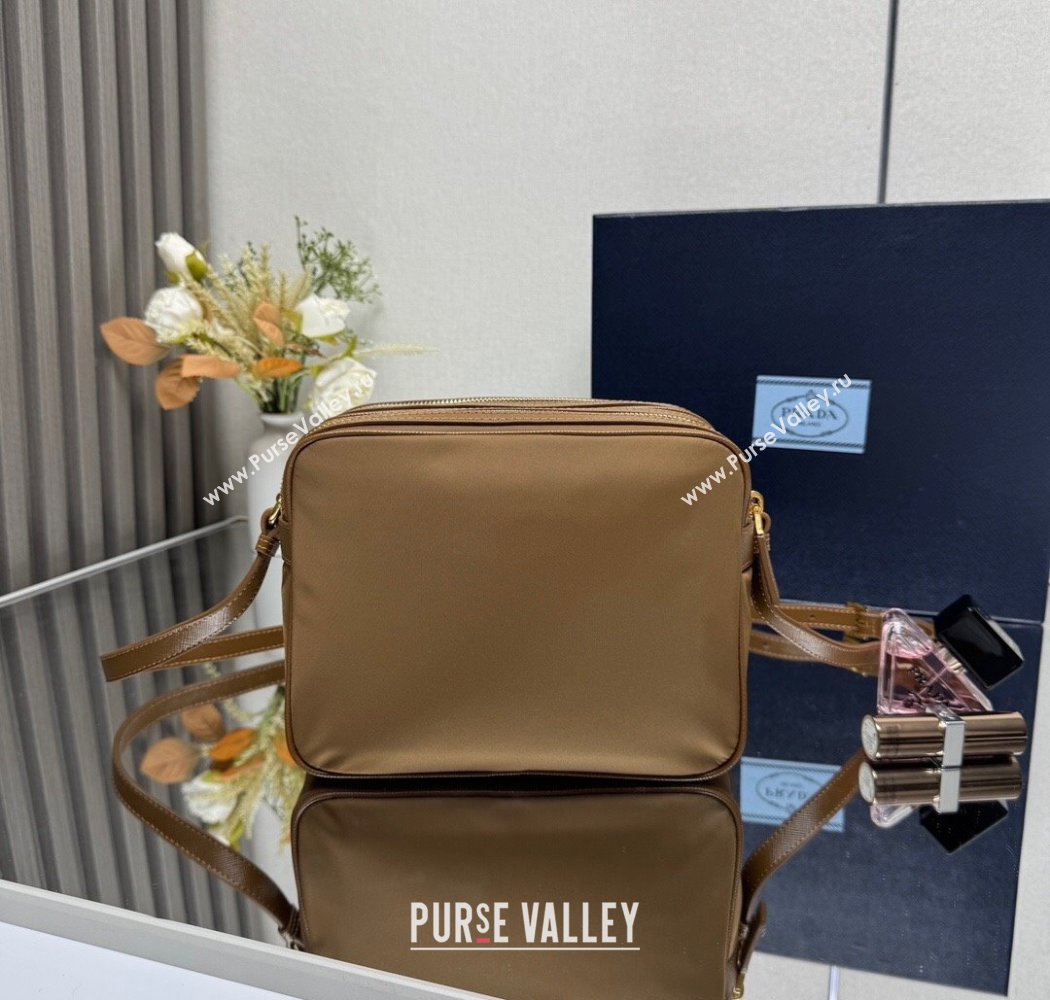Prada Nylon Crossbody Bag Brown 2025 1BH218 (YZ-250927037)