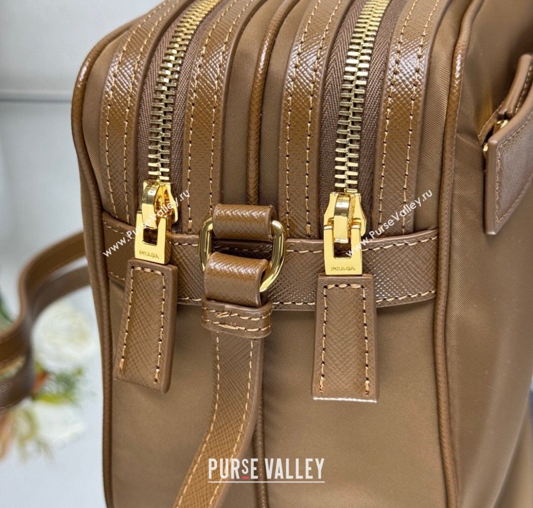 Prada Nylon Crossbody Bag Brown 2025 1BH218 (YZ-250927037)