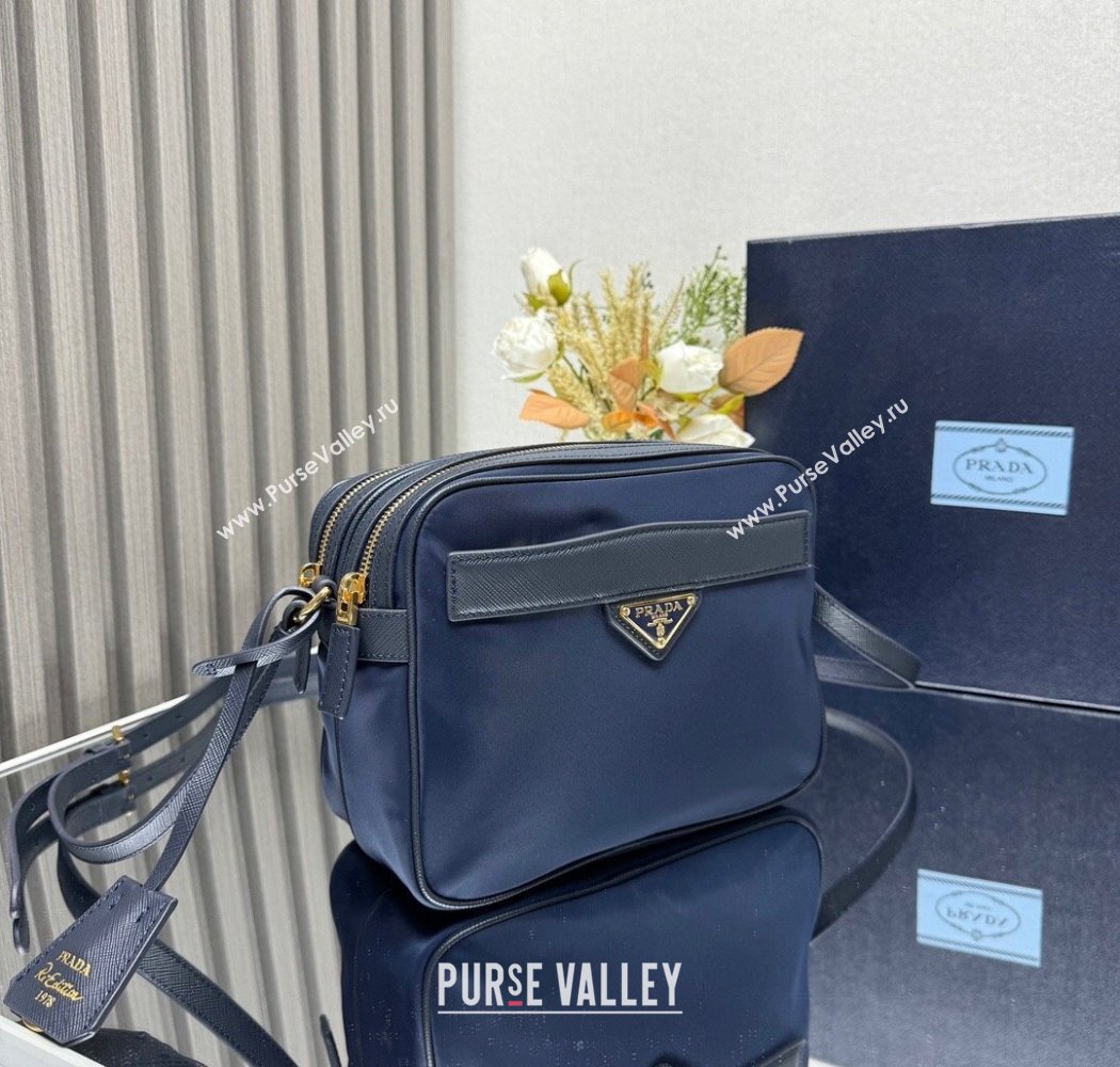 Prada Nylon Crossbody Bag Blue 2025 1BH218 (YZ-250927038)