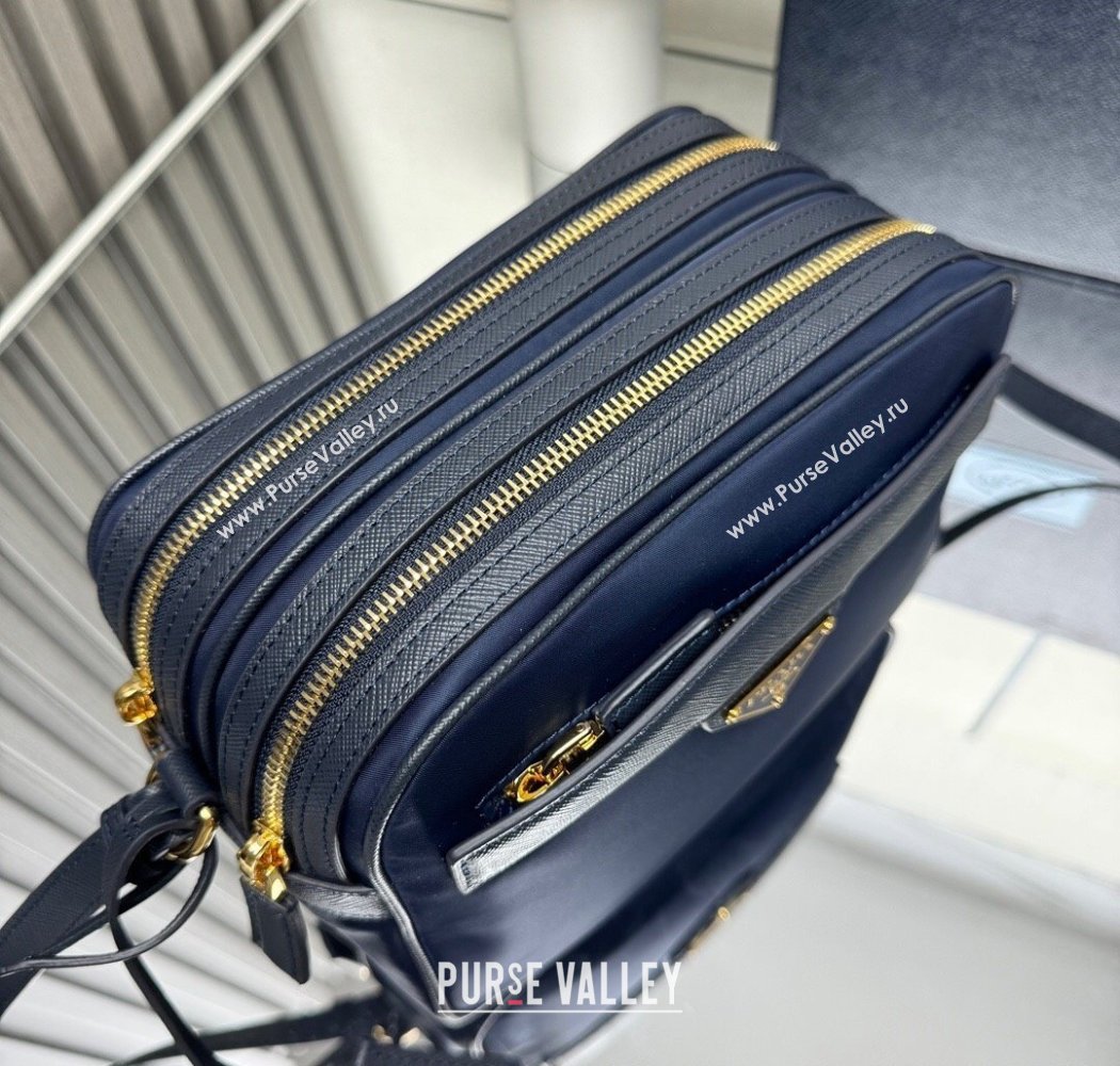 Prada Nylon Crossbody Bag Blue 2025 1BH218 (YZ-250927038)