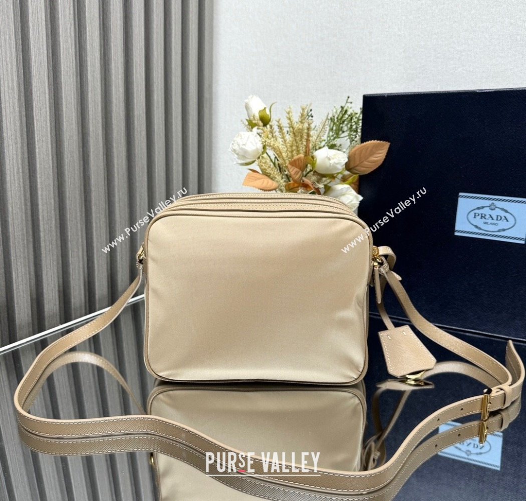 Prada Nylon Crossbody Bag Beige 2025 1BH218 (YZ-250927039)