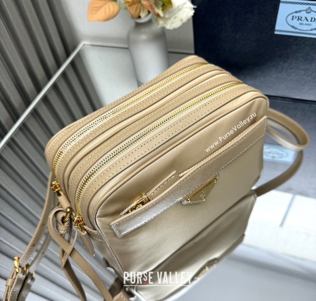 Prada Nylon Crossbody Bag Beige 2025 1BH218 (YZ-250927039)