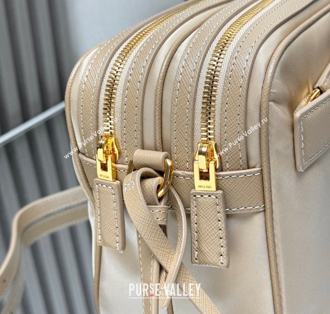 Prada Nylon Crossbody Bag Beige 2025 1BH218 (YZ-250927039)