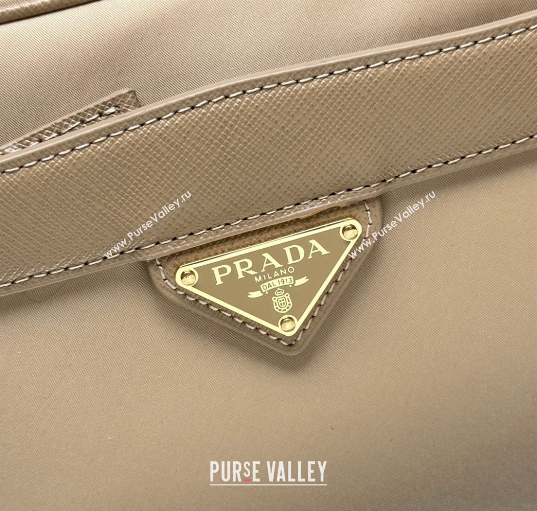 Prada Nylon Crossbody Bag Beige 2025 1BH218 (YZ-250927039)