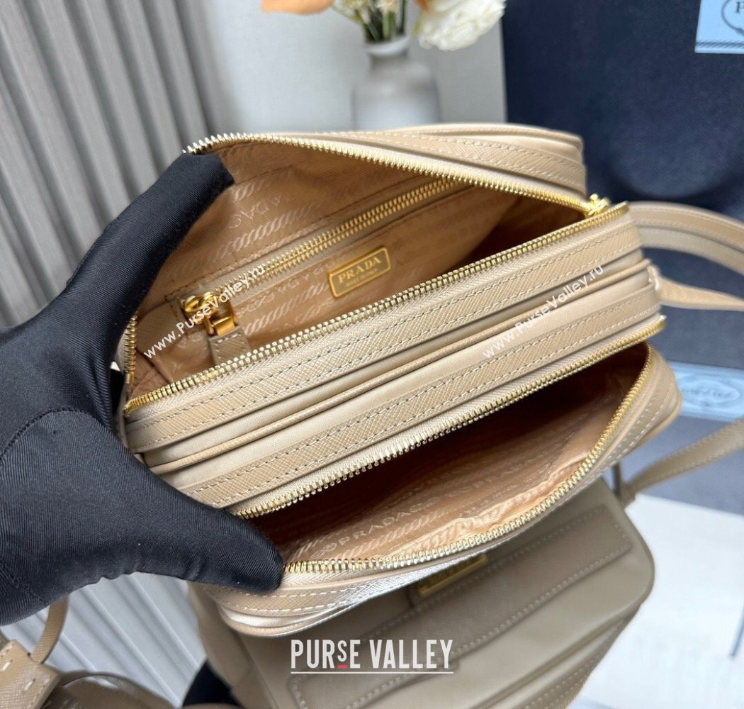 Prada Nylon Crossbody Bag Beige 2025 1BH218 (YZ-250927039)