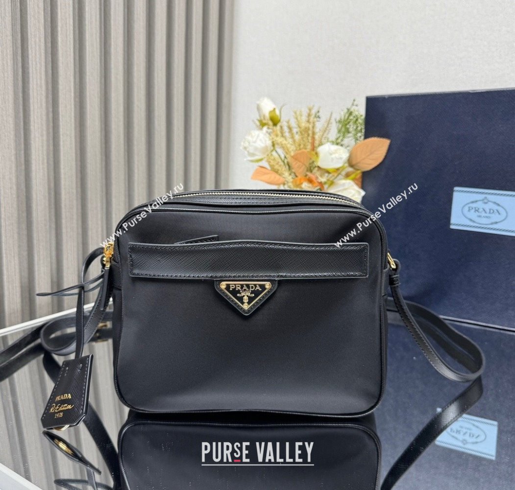 Prada Nylon Crossbody Bag Black 2025 1BH218 (YZ-250927040)