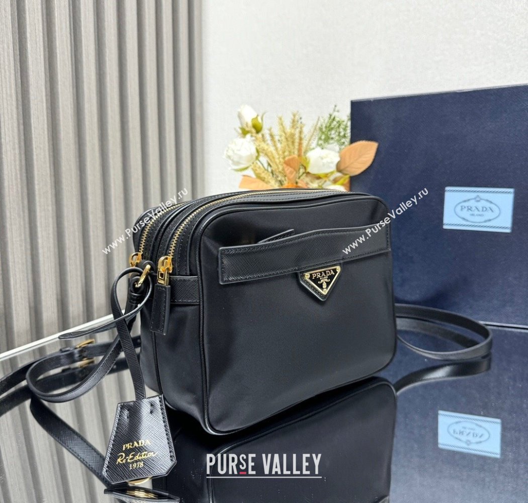 Prada Nylon Crossbody Bag Black 2025 1BH218 (YZ-250927040)