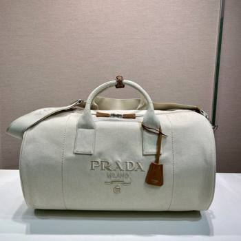 Prada Mens Canvas duffle bag White 2025 2VC051 (YZ-250927042)