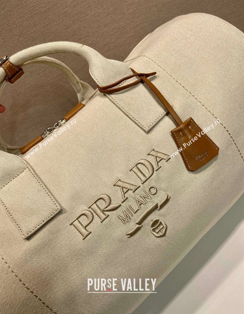 Prada Mens Canvas duffle bag White 2025 2VC051 (YZ-250927042)