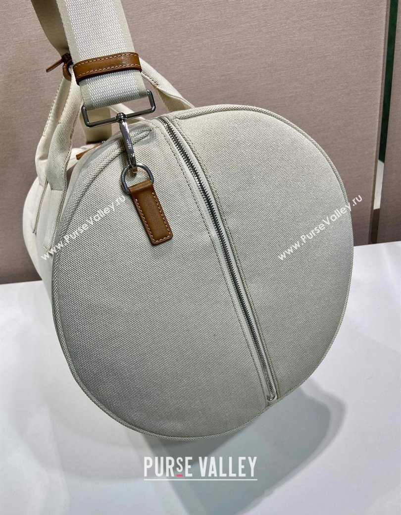 Prada Mens Canvas duffle bag White 2025 2VC051 (YZ-250927042)