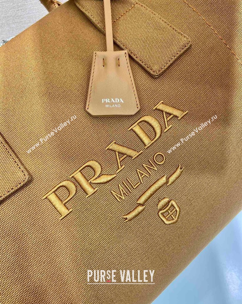 Prada Mens Canvas duffle bag Tabacco Brown 2025 2VC051 (YZ-250927043)