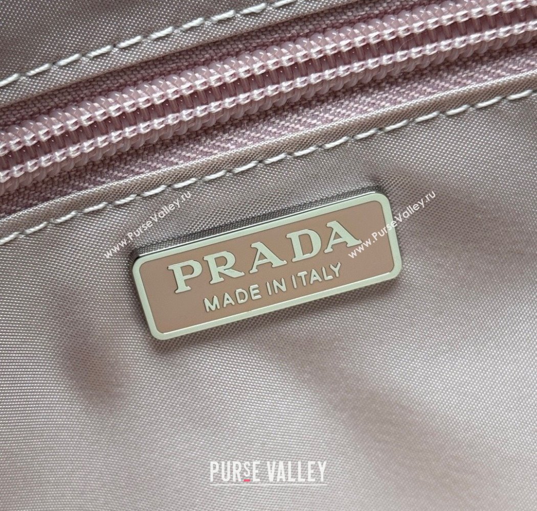 Prada Traveller small padded Re-Nylon shoulder bag Pink2 2025 1BD313 (YZ-250927050)