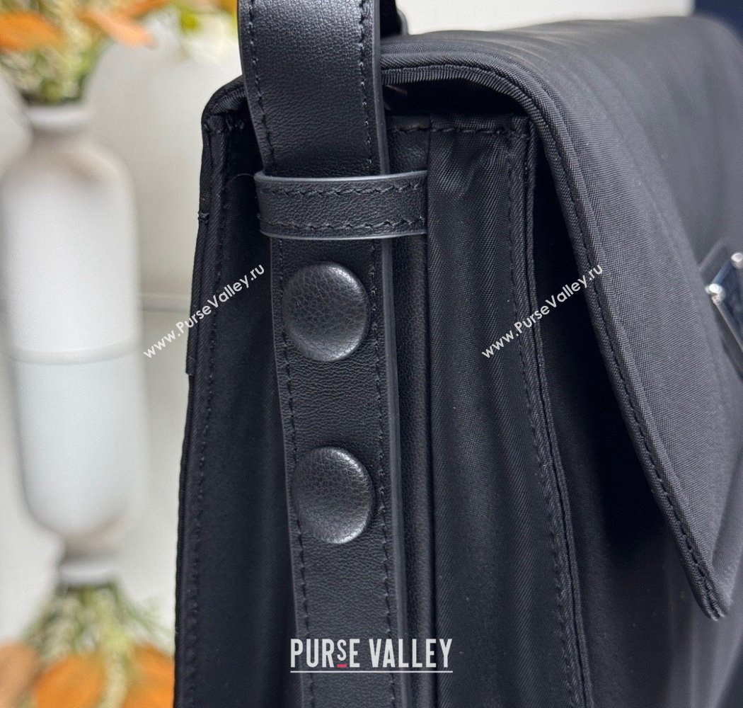 Prada Traveller small padded Re-Nylon shoulder bag Black 2025 1BD313 (YZ-250927051)