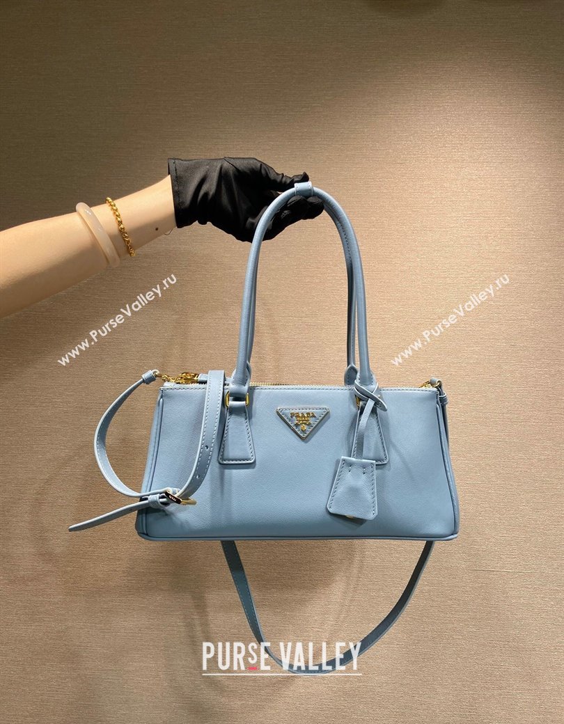 Prada leather shoulder bag Blue 2025 1BA457 (YZ-250927061)