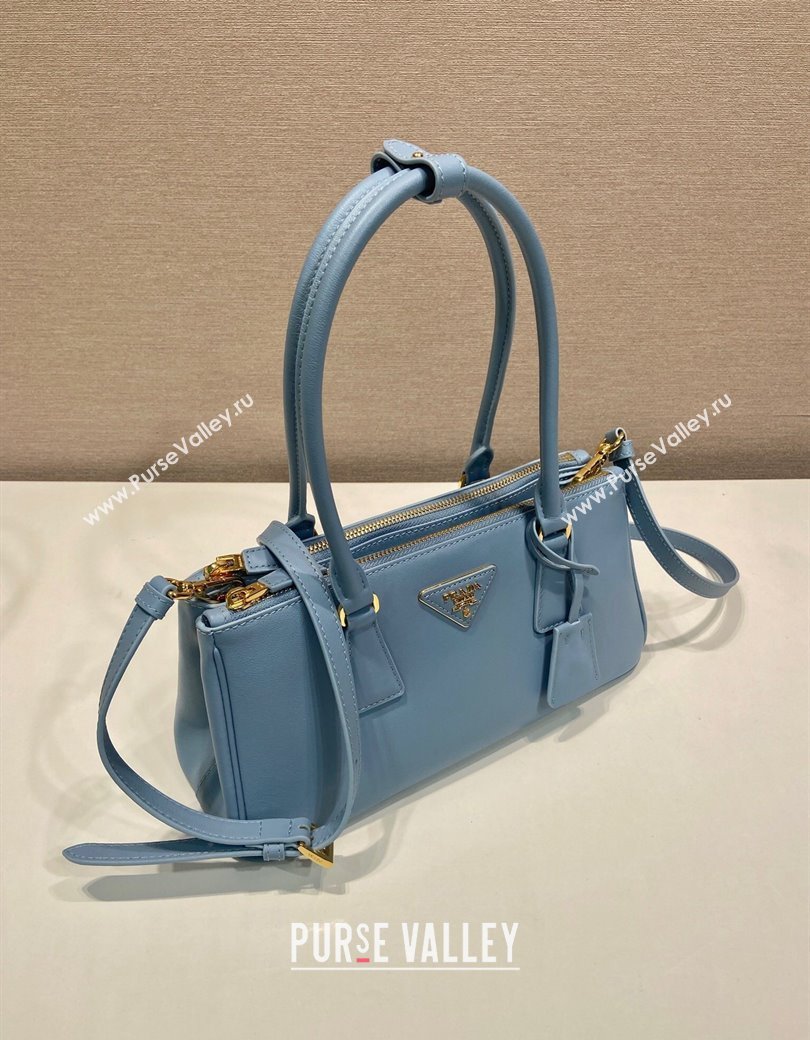 Prada leather shoulder bag Blue 2025 1BA457 (YZ-250927061)