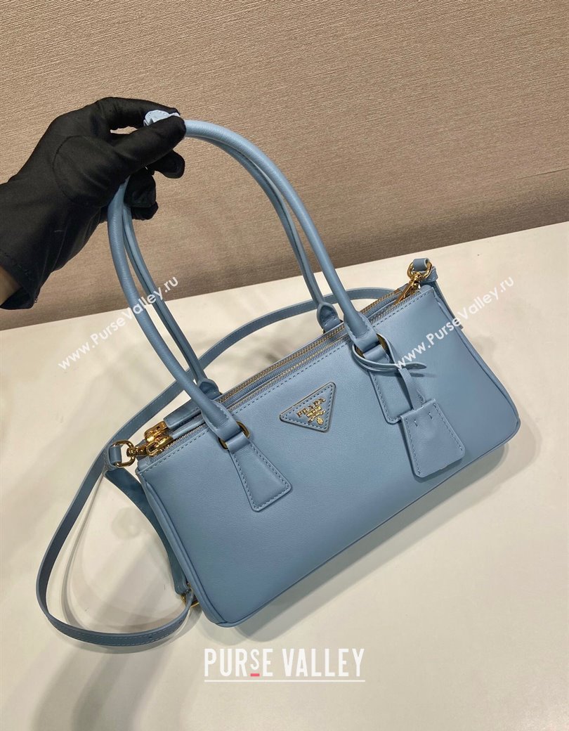 Prada leather shoulder bag Blue 2025 1BA457 (YZ-250927061)